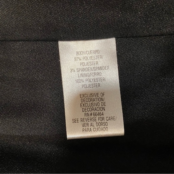 Sandra Darren Women's Dress Midi Scoop Neck Chevron Print Stretch Knit Tunic 16 - Picture 7 of 15